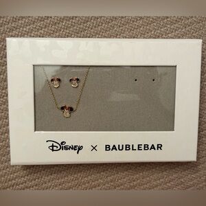 BAUBLEBAR x Disney Minnie Mouse Necklace and Earring Set